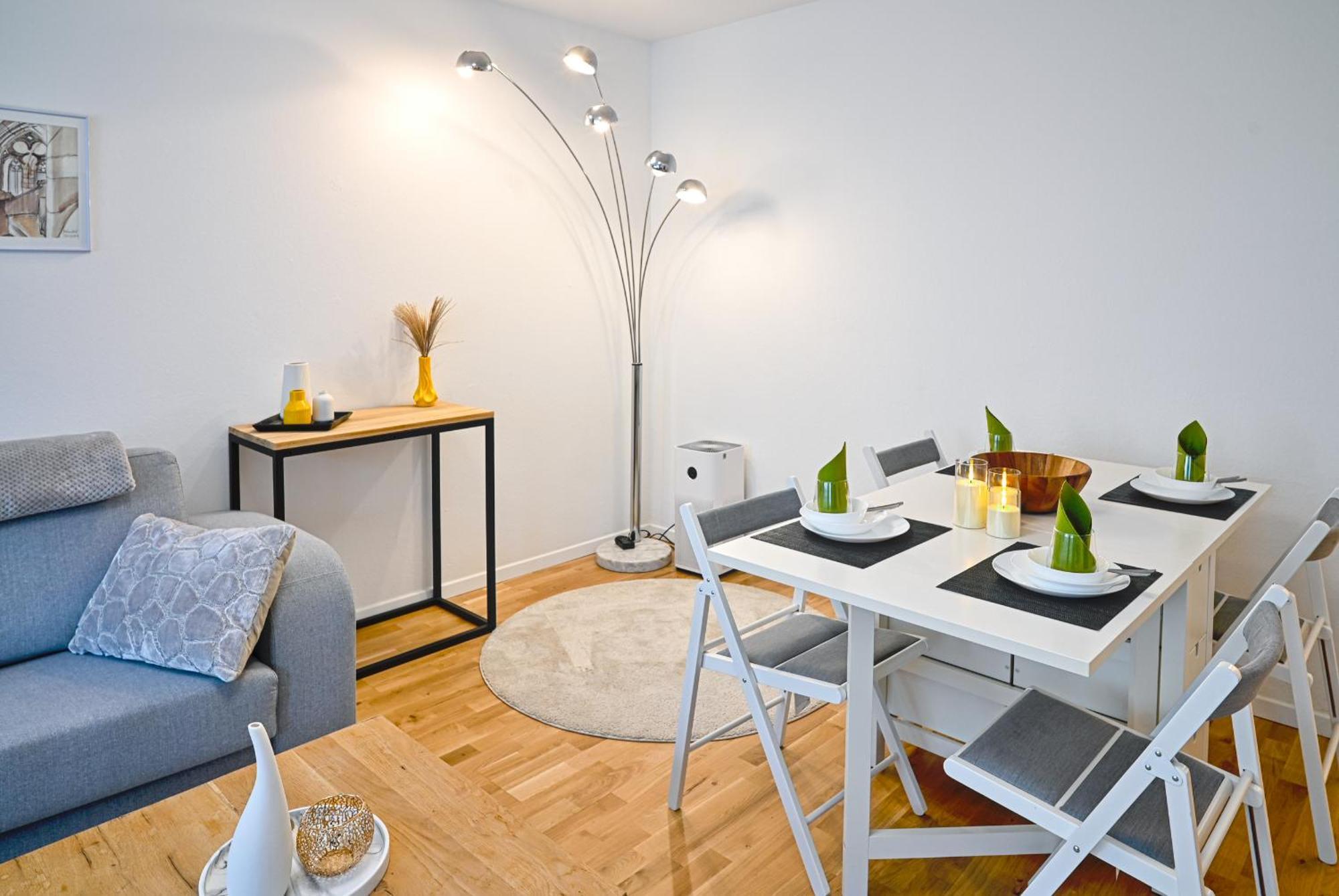 Expo-Basel-Ch Apt, Amazon Prime Video, Wifi, Coffee & Tee, Popcorn, Kitchen Екстериор снимка